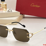 Lifestyle view of Cartier unisex sunglasses