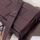 Bold Faux Leather Handbag - Signature Hardware Accents | Women's Statement Accessory #1610 - back view (image 4) of designer-inspired handbag