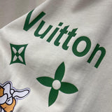 Side profile of Louis Vuitton cotton t-shirt with relaxed-fit cut