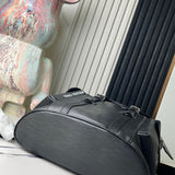  understated shoulder bag styled with outfit