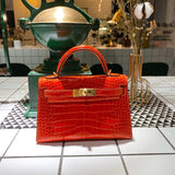 Interior view of understated premium bag