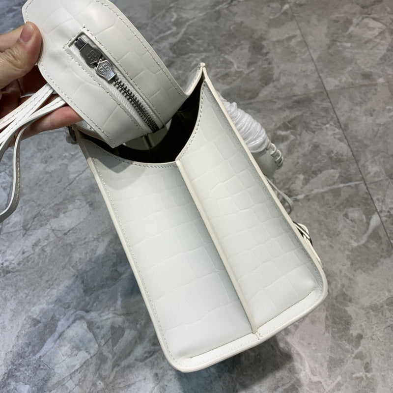 Effortless Vegan Leather Handbag - Statement Silhouette | Women's Fashion Handbag #684 - back view (image 4) of designer-inspired handbag