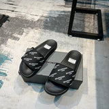 Balenciaga Red Platform Sandals - Close-Up Texture View