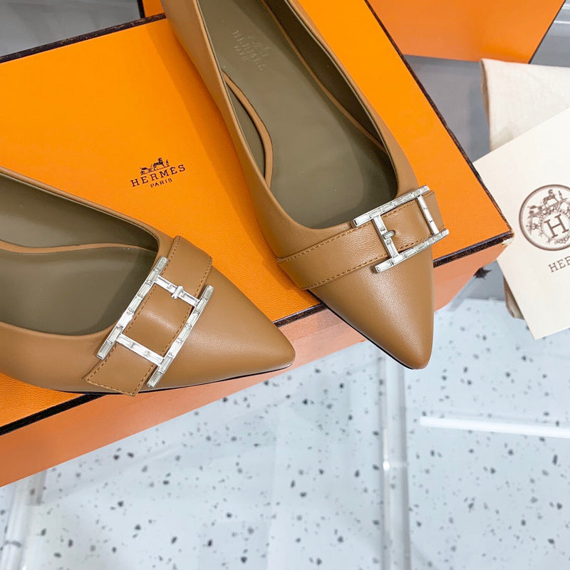 Hermes shoes Style 313 - editorial style shot