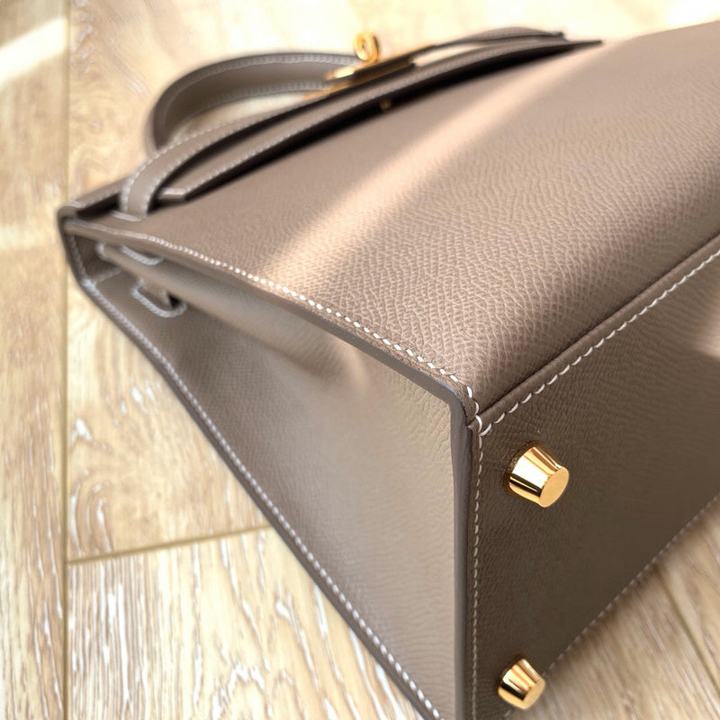  Modern crossbody bag carried on shoulder