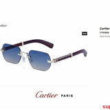 Side view of Cartier unisex sunglasses