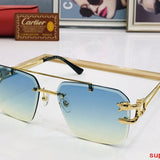 Full view of Cartier unisex sunglasses