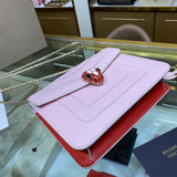 Statement Premium PU Leather Handbag - Modern Structured Build | Women's Luxury Handbag #1774 - close-up detail shot (image 3) of designer-inspired handbag