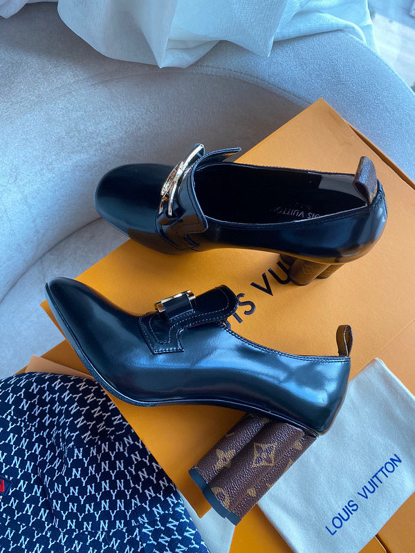 Louis Vuitton luxury shoes close-up — premium authentic designer style