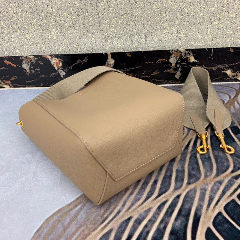 Back view of modern sleek women's handbag – women's premium purse