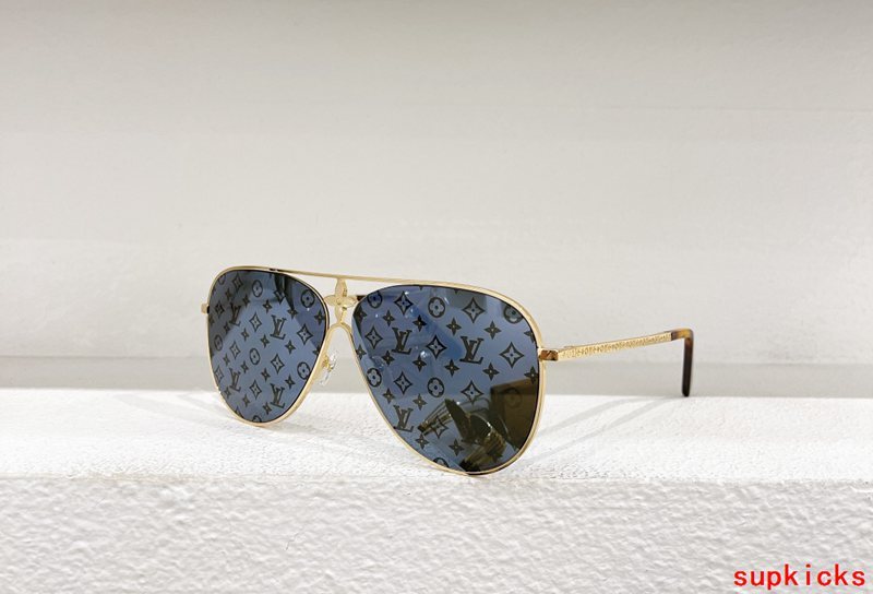 Side view of Louis Vuitton unisex sunglasses