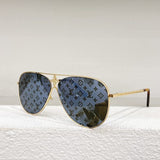 Side view of Louis Vuitton unisex sunglasses