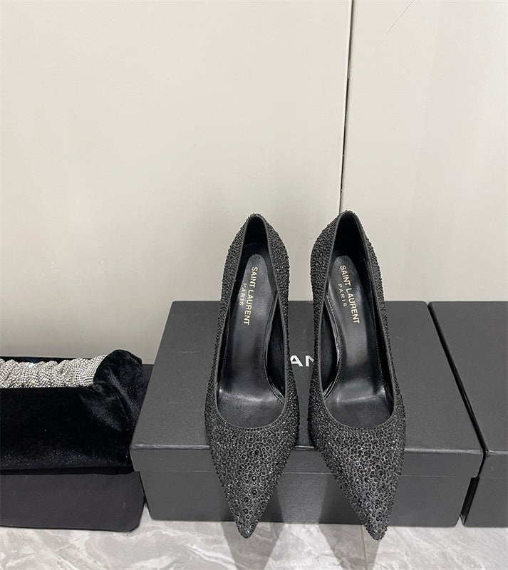 Saint Laurent luxury shoes detail view — premium authentic designer style