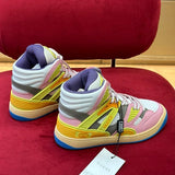 Gucci tonal black luxury sneakers view 5 bold athletic profile