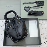 Elegant Faux Leather Handbag - Premium Craftsmanship Detailing | Women's Luxury Handbag #307 - front view (image 1) of designer-inspired handbag