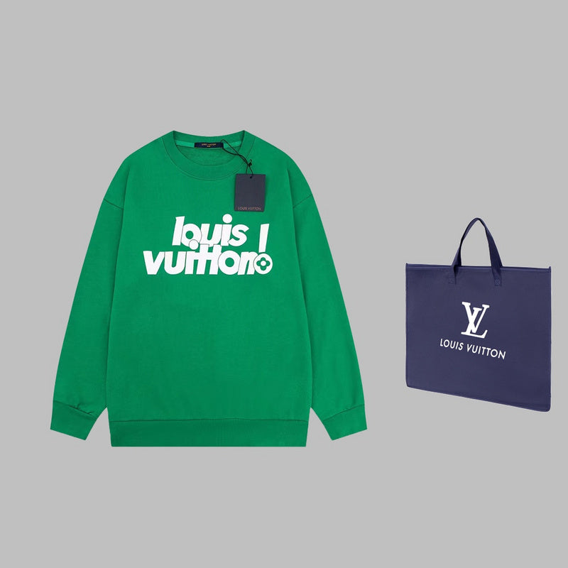 Front view of Louis Vuitton luxury clothing with streetwear-inspired cut