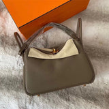  curated top-handle bag detail view showing craftsmanship