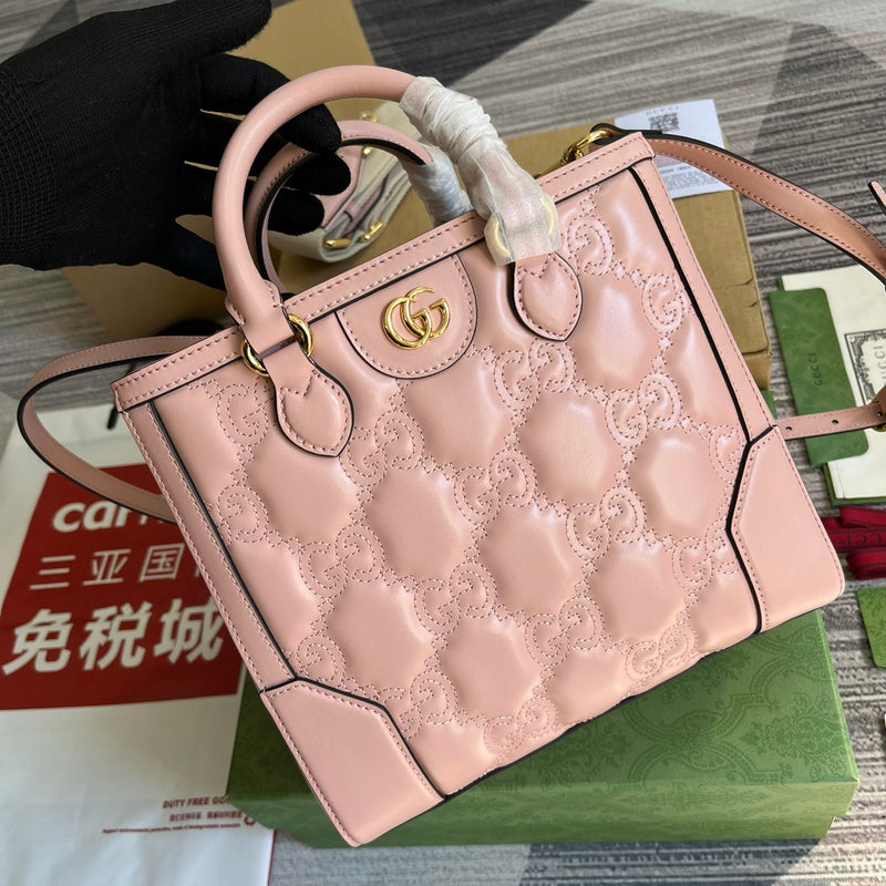 Back view of modern everyday-luxe women's handbag – women's luxury accessory