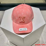 Close-up detail view of Louis Vuitton unisex cap