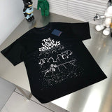 Back view of Louis Vuitton cotton t-shirt with monogram-inspired silhouette