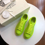 Alexander McQueen two-tone luxury sneakers view 11 signature lace-up style