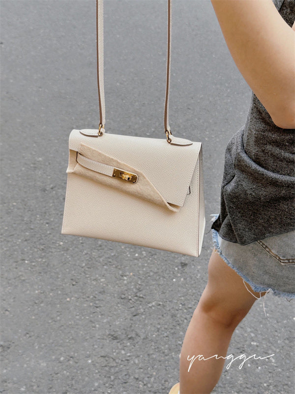 Close-up detail of sculpted bag design