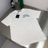 Back view of Louis Vuitton cotton t-shirt with label-forward styling
