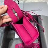 Bold Premium PU Leather Handbag - Premium Craftsmanship Detailing | Women's Designer-Inspired Purse #330 - back view (image 4) of designer-inspired handbag