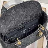Back view of chic classic women's handbag – women's designer-style accessory