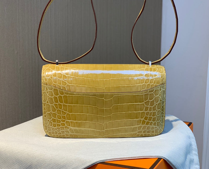Close-up detail of refined bag design