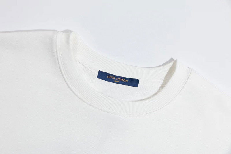 Full styled look of Louis Vuitton luxury clothing with everyday silhouette
