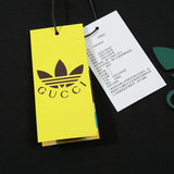 Front view of Gucci luxury clothing with streetwear-inspired cut