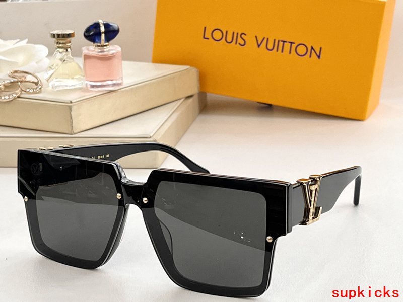 Lifestyle view of Louis Vuitton unisex sunglasses