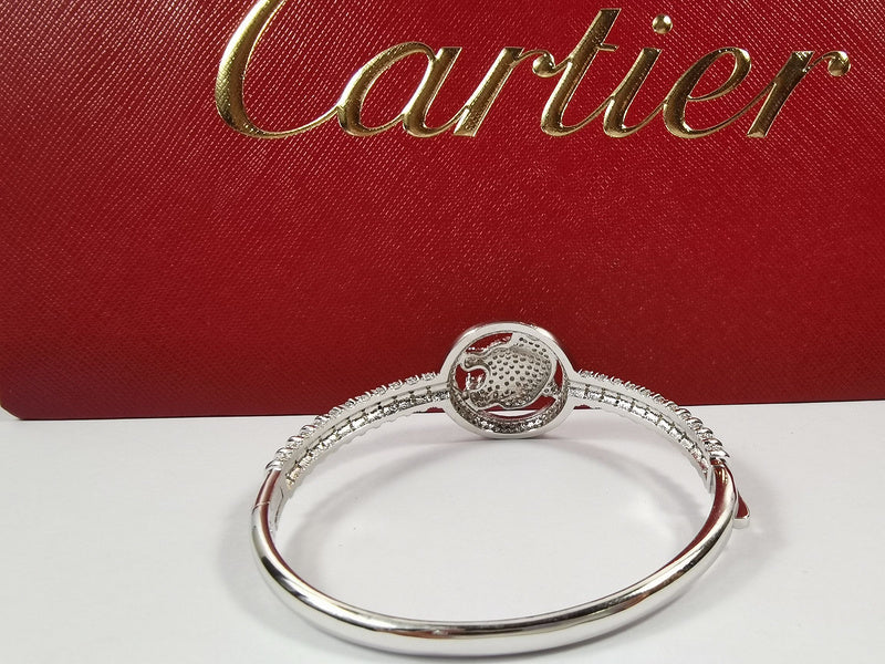 Close-up detail view of Cartier unisex jewelry piece