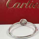 Close-up detail view of Cartier unisex jewelry piece
