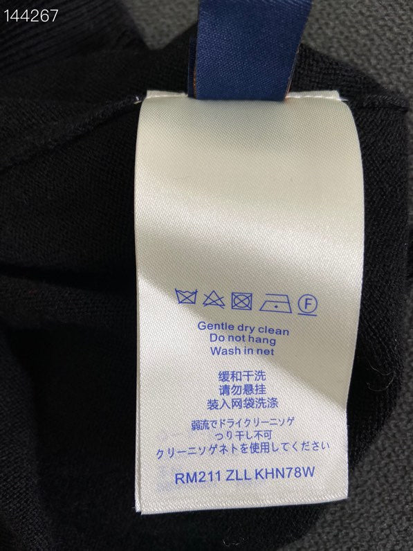 Back view of Louis Vuitton luxury clothing with everyday silhouette