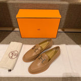Hermes shoes Style 392 - logo and branding close-up