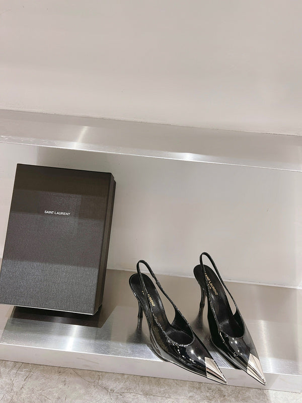 Saint Laurent luxury shoes detail view — premium authentic designer style