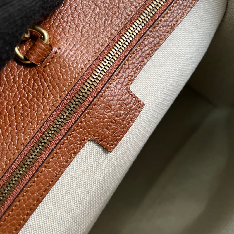 Side profile of premium refined women's handbag – women's luxury handbag