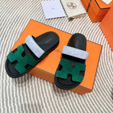 Hermes sandals Style 203 - styled lifestyle view