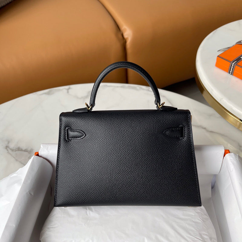 Side view of everyday-ready structured handbag