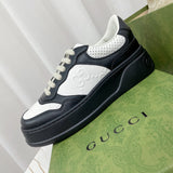 Gucci two-tone luxury sneakers view 5 sleek tonal finish
