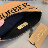 Close-up detail view of Burberry unisex cap