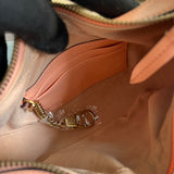 Side profile of statement elevated women's handbag – women's everyday handbag