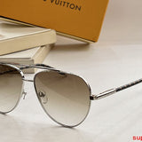 Side view of Louis Vuitton unisex sunglasses