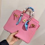 Streamlined bag shown from front angle