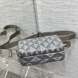 Top view of classic sleek women's handbag – women's luxury accessory