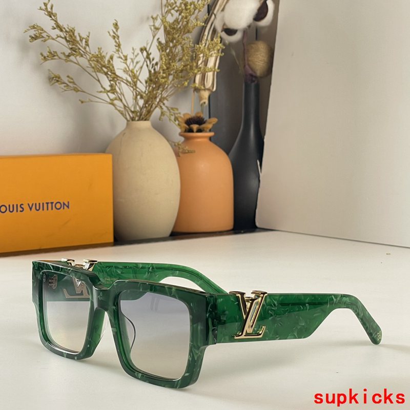 Angled view of Louis Vuitton unisex sunglasses