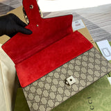 Interior view of polished elevated women's handbag – women's luxury handbag
