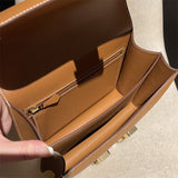 Close-up detail of clean-lined bag design
